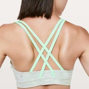 Lululemon Energy Bra size 6 Wee Are From Space Nimbus Battleship/Citra
